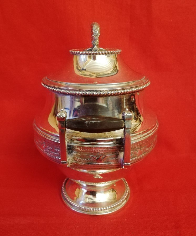 19th Century Silver Sugar Bowl-photo-2