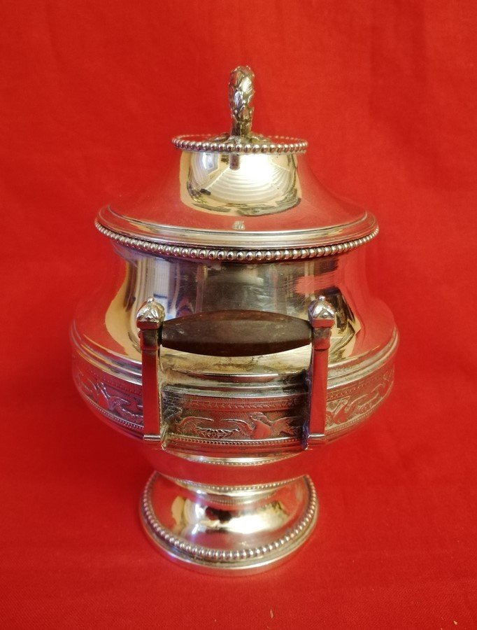 19th Century Silver Sugar Bowl-photo-4