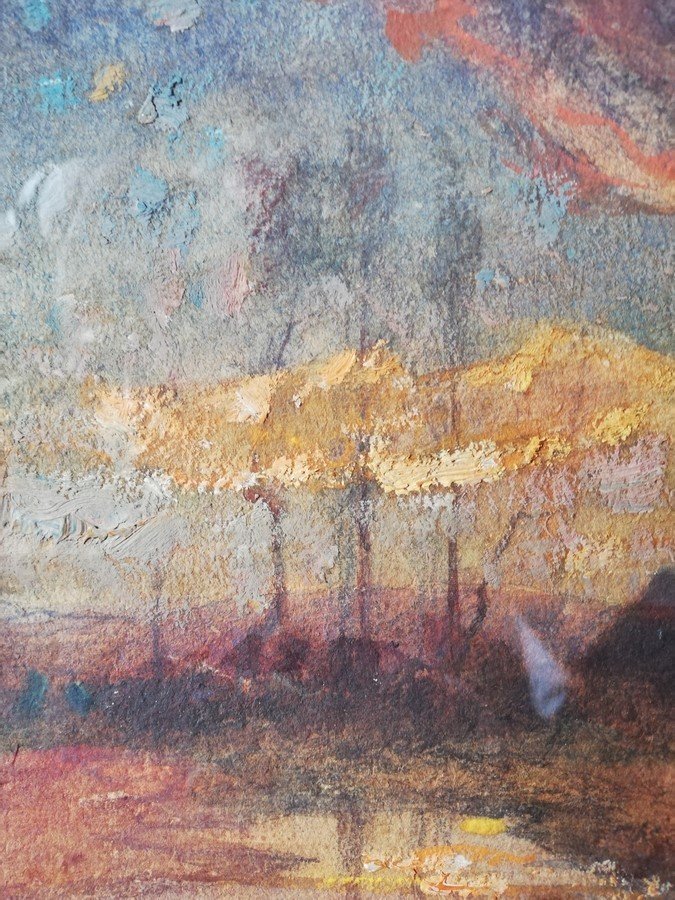 Watercolor By François Auguste Ravier-photo-2