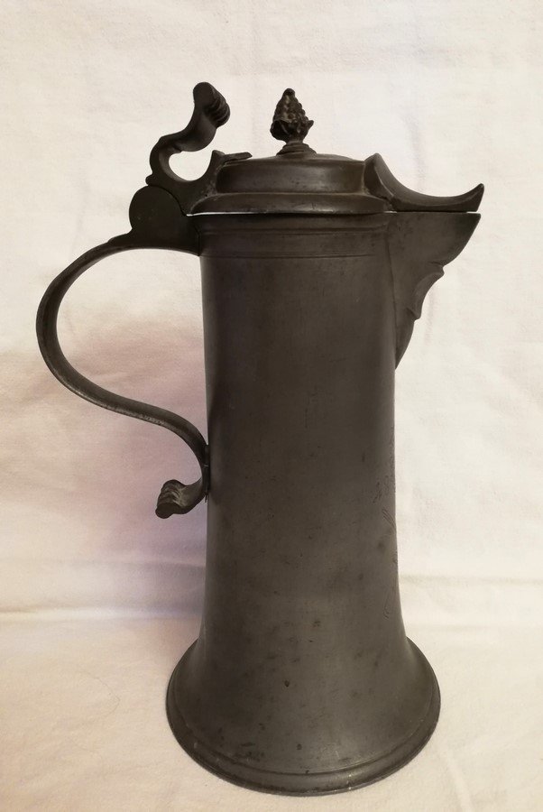 Large Pewter Pitcher Alsace-photo-3