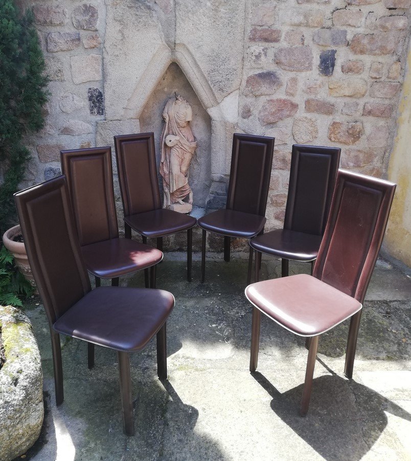 Suite de six chaises Vintage
