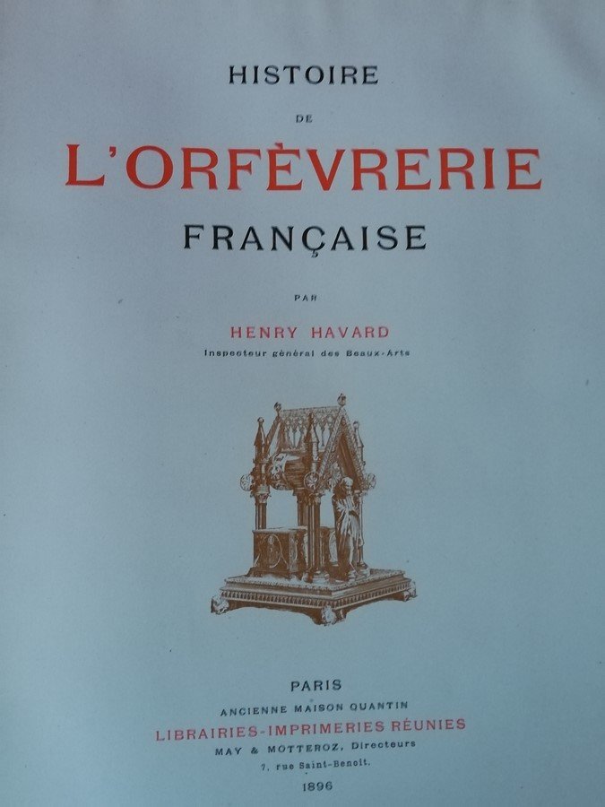 Livre histoire de l'orfèvrerie Français -photo-3