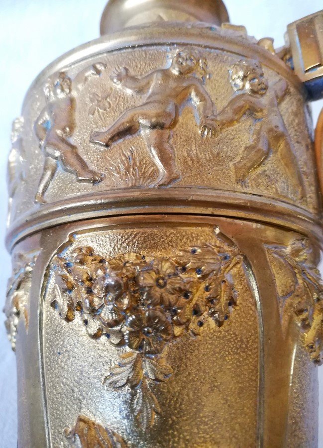 Pair Of Gilt Bronze Vases-photo-7