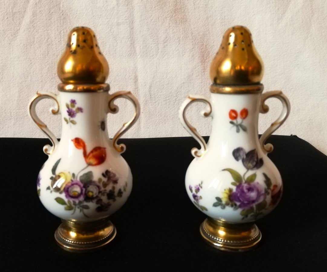 Deux flacons Meissen -photo-3