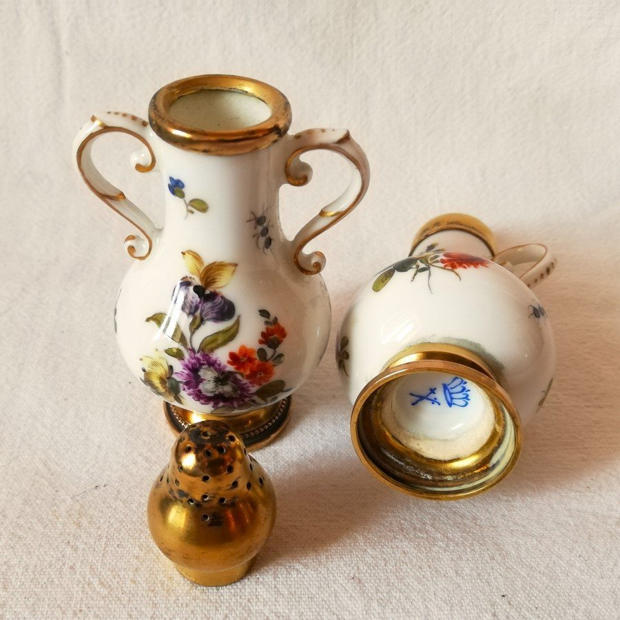Deux flacons Meissen -photo-1