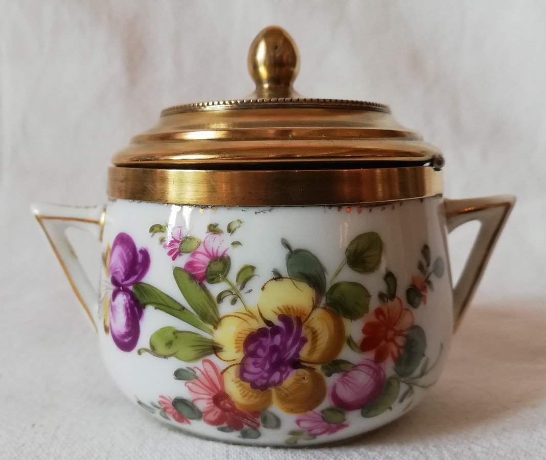Mustard Pot Mounted On Silver-photo-3