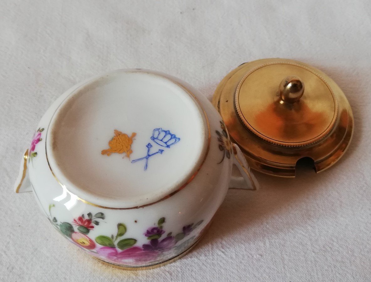 Mustard Pot Mounted On Silver-photo-6