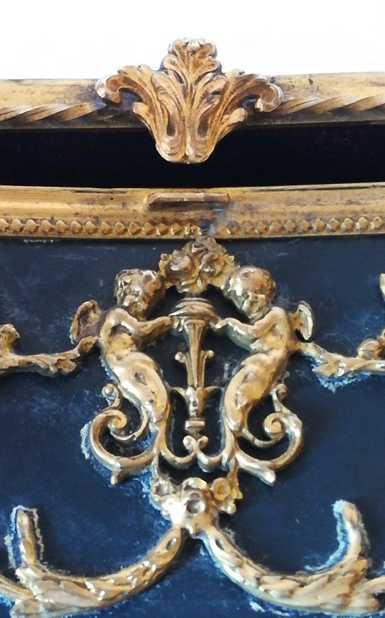 Coffret à bijoux quadrilobé 19ème siècle  -photo-7