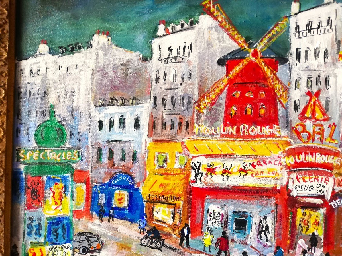 Oil On Canvas Pigalle-photo-3