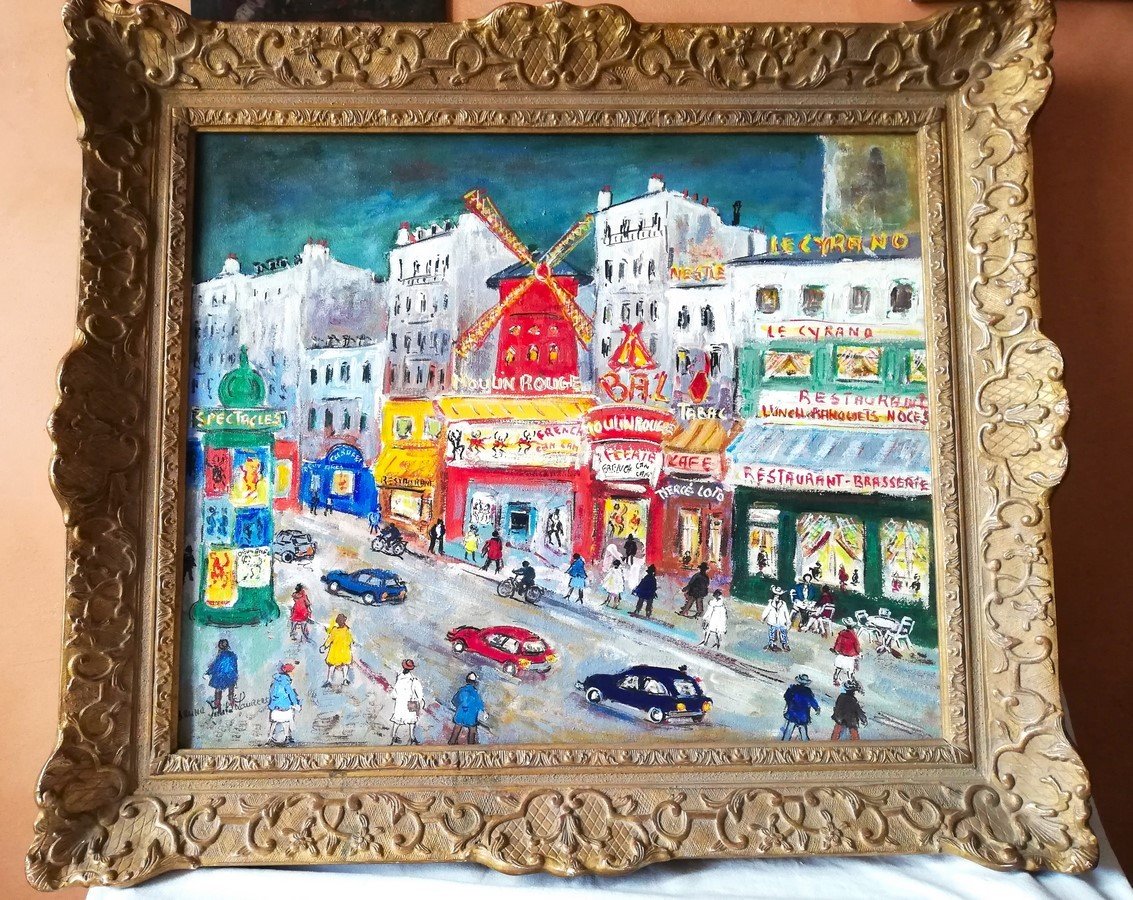 Oil On Canvas Pigalle