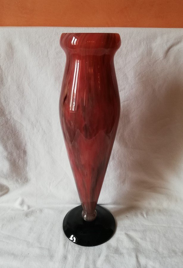 Grand vase signé Schneider 