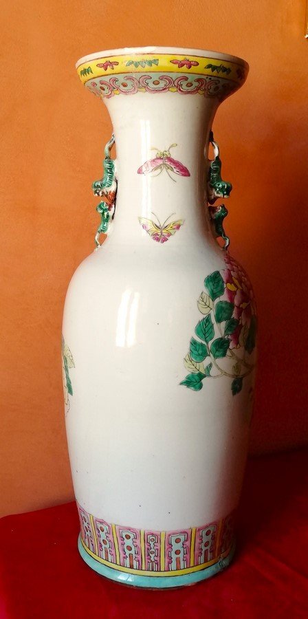Large Old Vase From China-photo-3