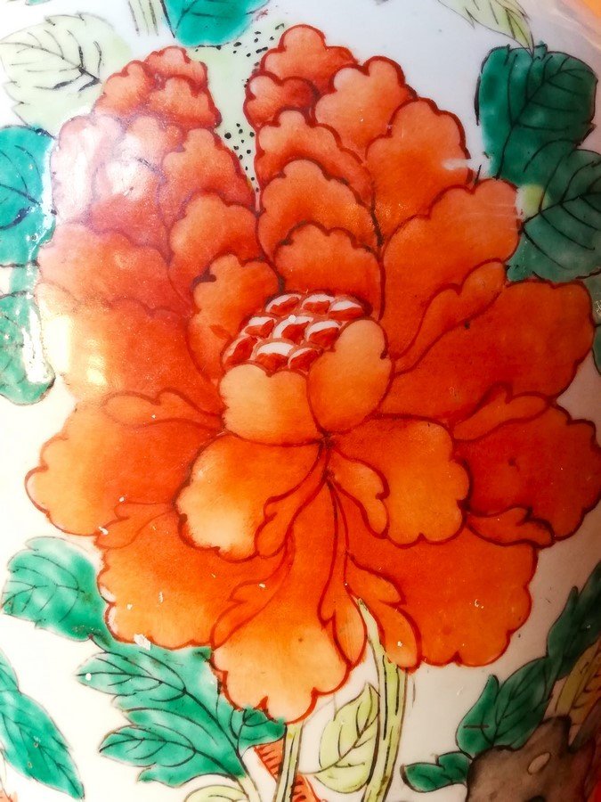 Large Old Vase From China-photo-7