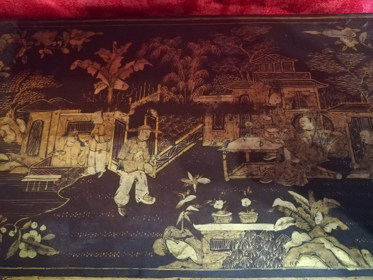Small Asian Cabinet 19th Century-photo-2