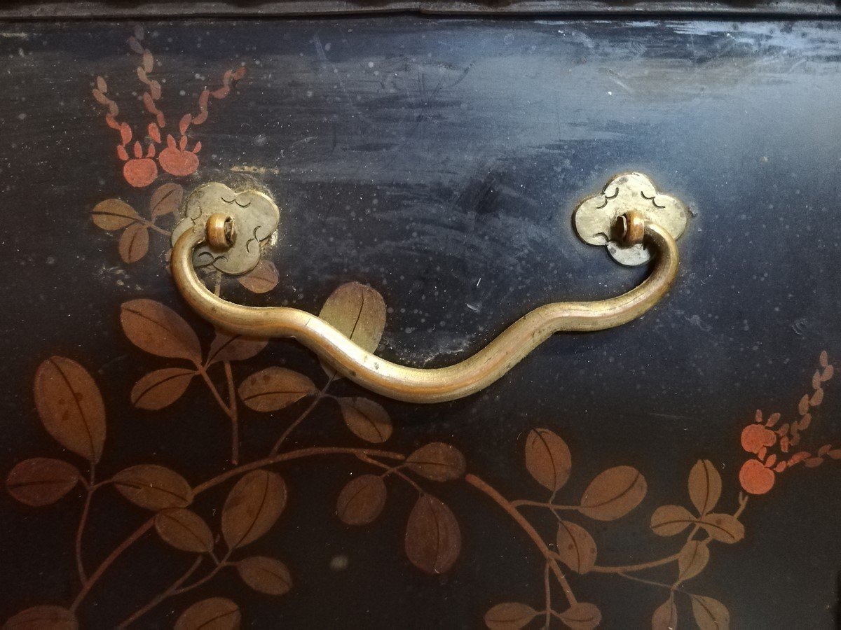 Small Asian Cabinet 19th Century-photo-6