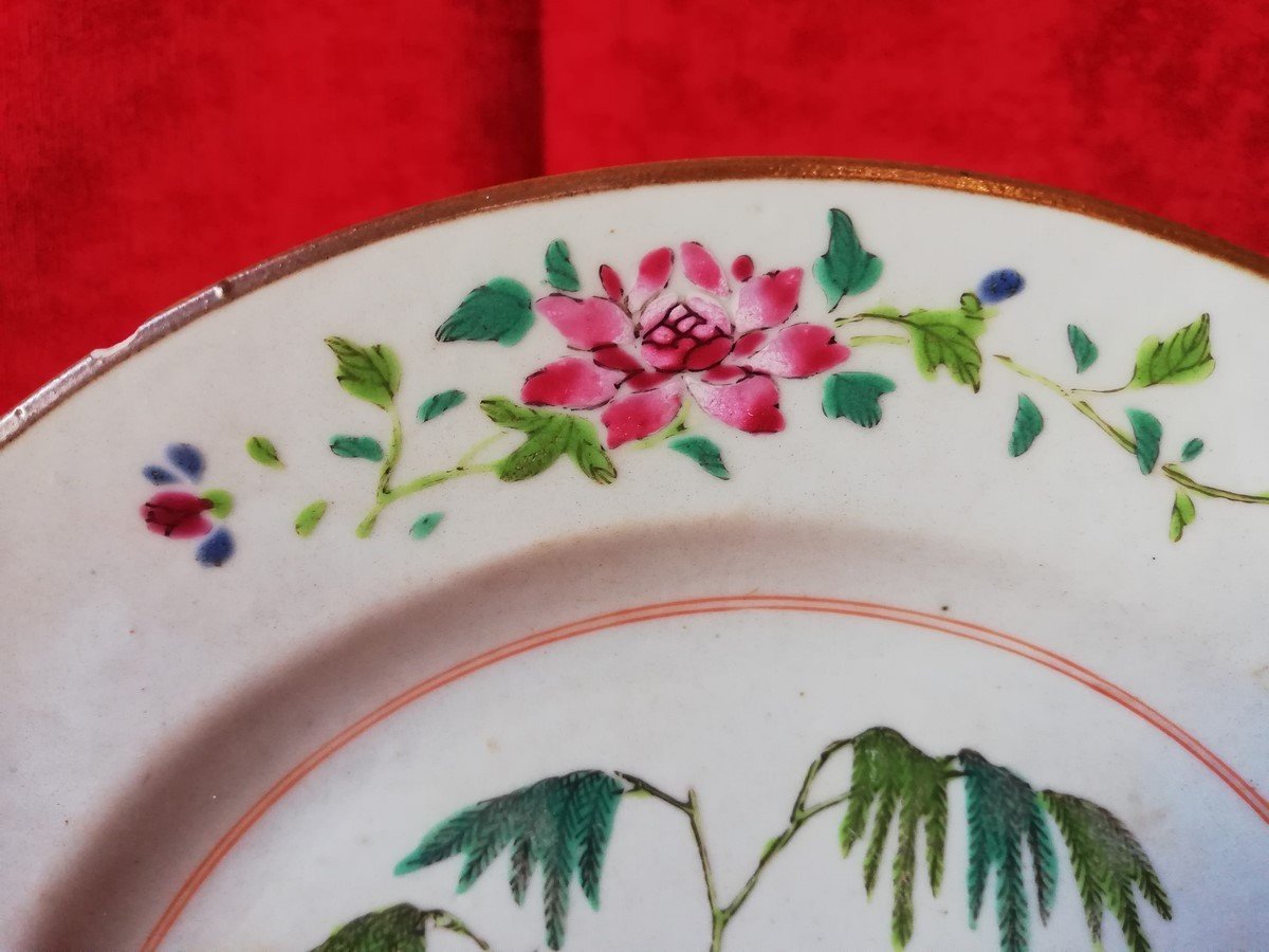 Assiette en porcelaine Chine 18ème siècle-photo-4