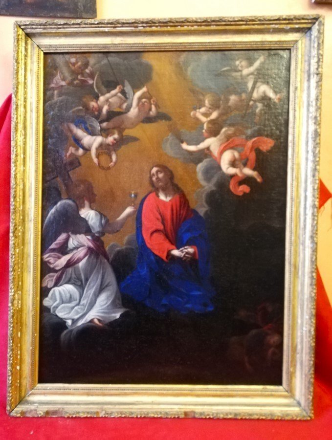 Huile sur toile du 17ème siècle 