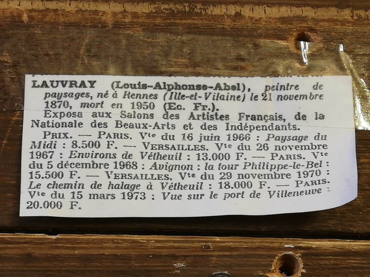 Huile sur toile Avignon-photo-5