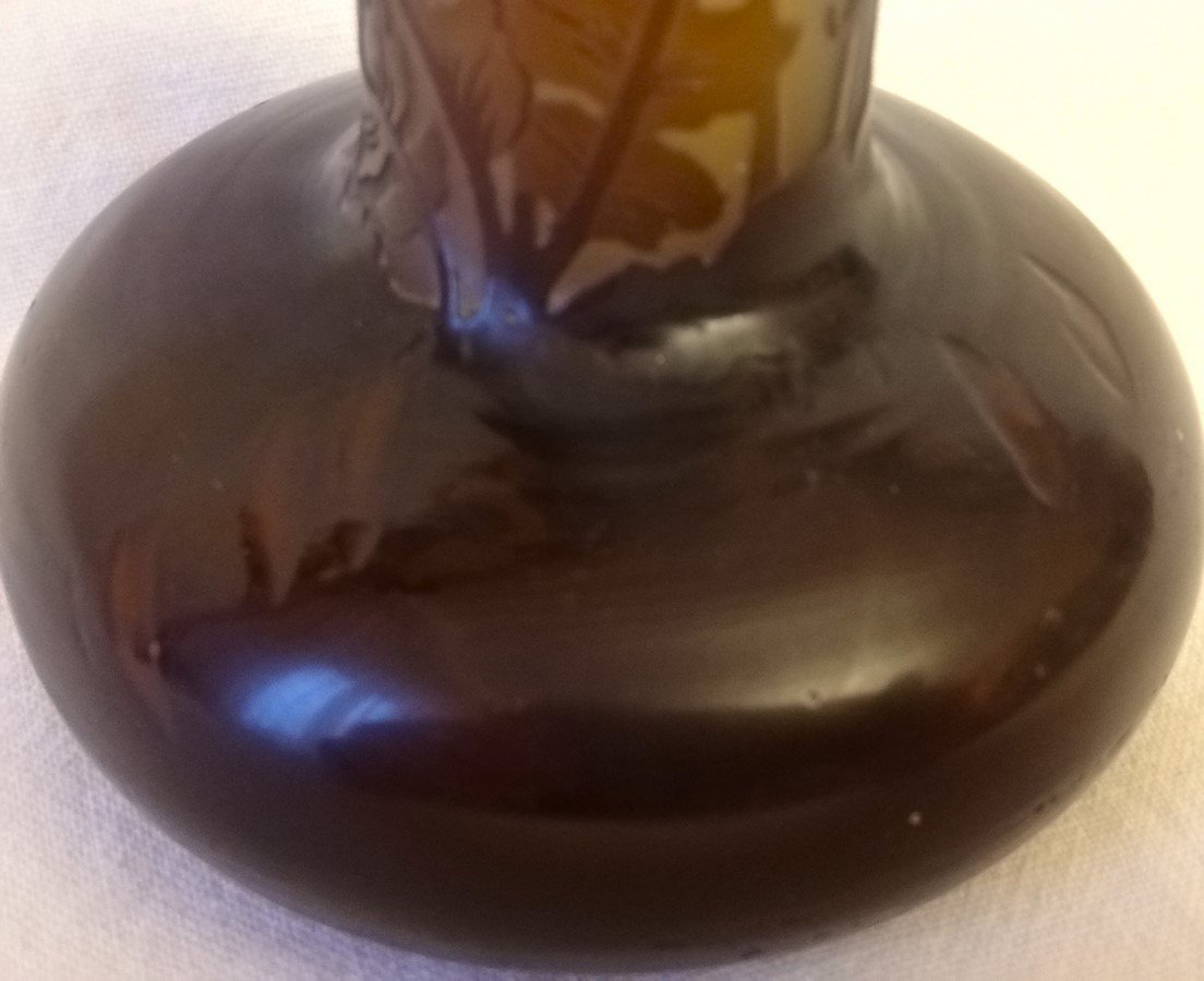 Gallé Tube Vase-photo-3