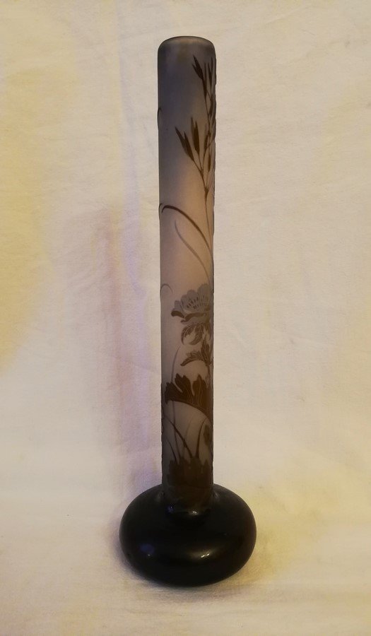Gallé Tube Vase-photo-5
