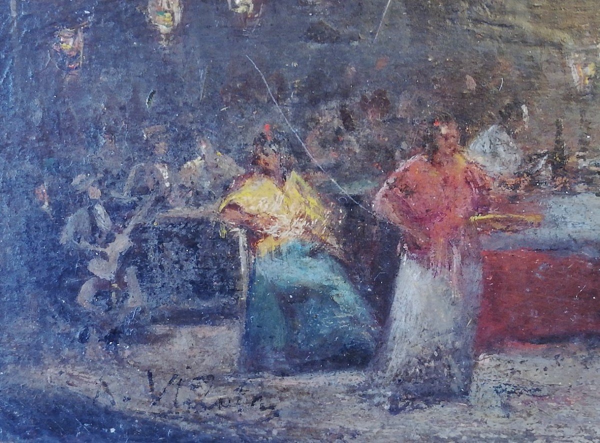 Oil On Spanish Panel -photo-2
