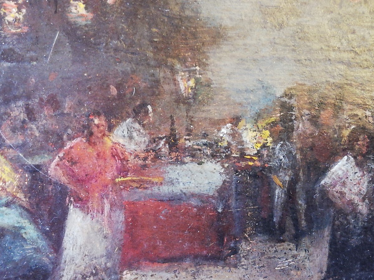Oil On Spanish Panel -photo-4