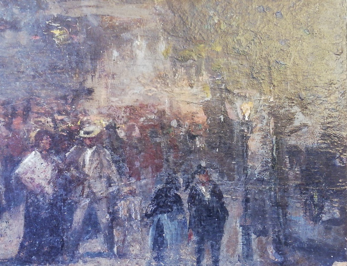 Oil On Spanish Panel -photo-2