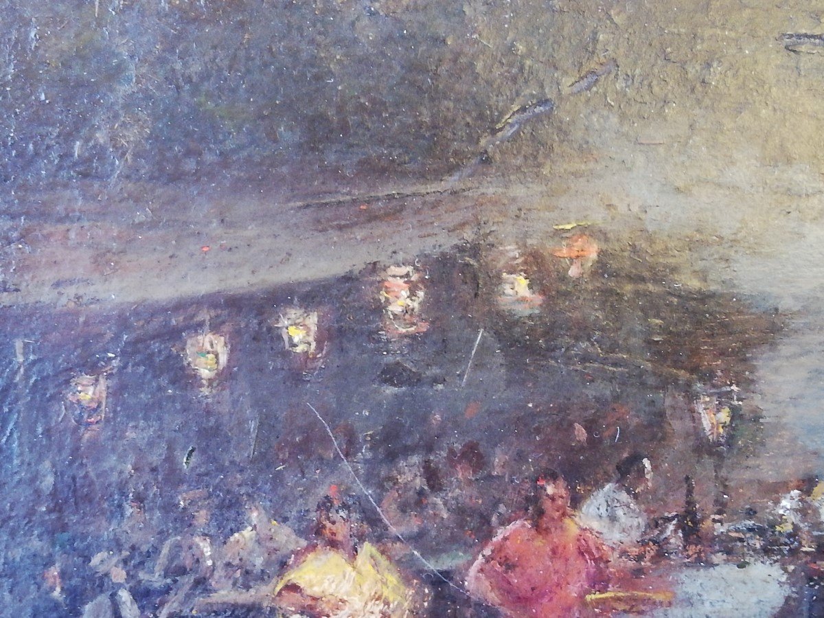 Oil On Spanish Panel -photo-3
