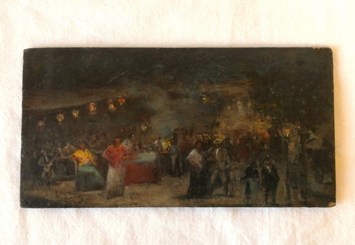 Oil On Spanish Panel 