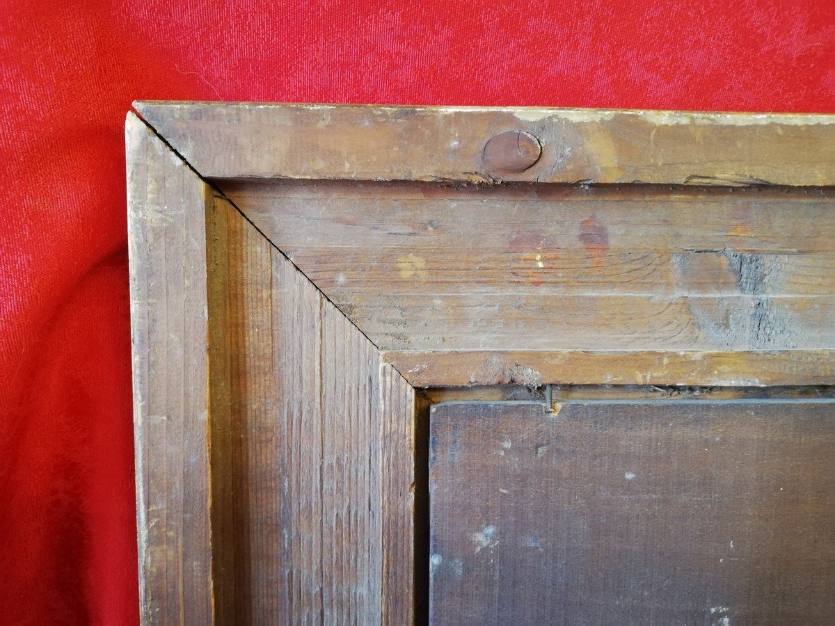 Oil On Framed Panel -photo-3