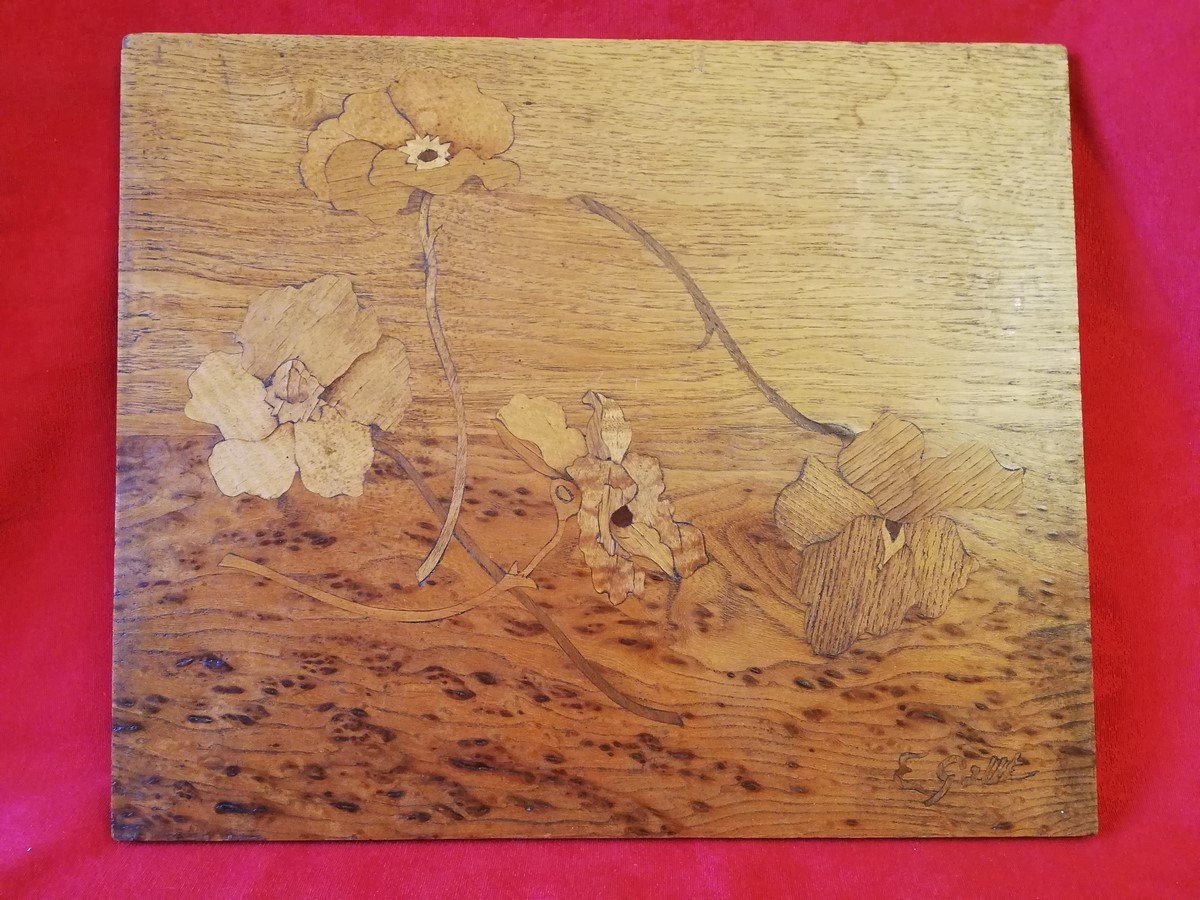 Tray Signed E. Gallé