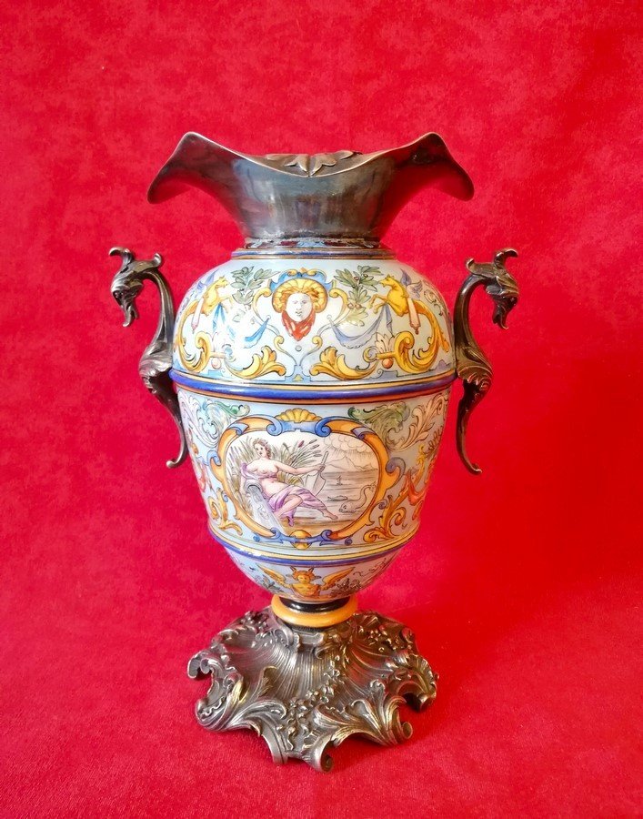 Mounted Porcelain Vase