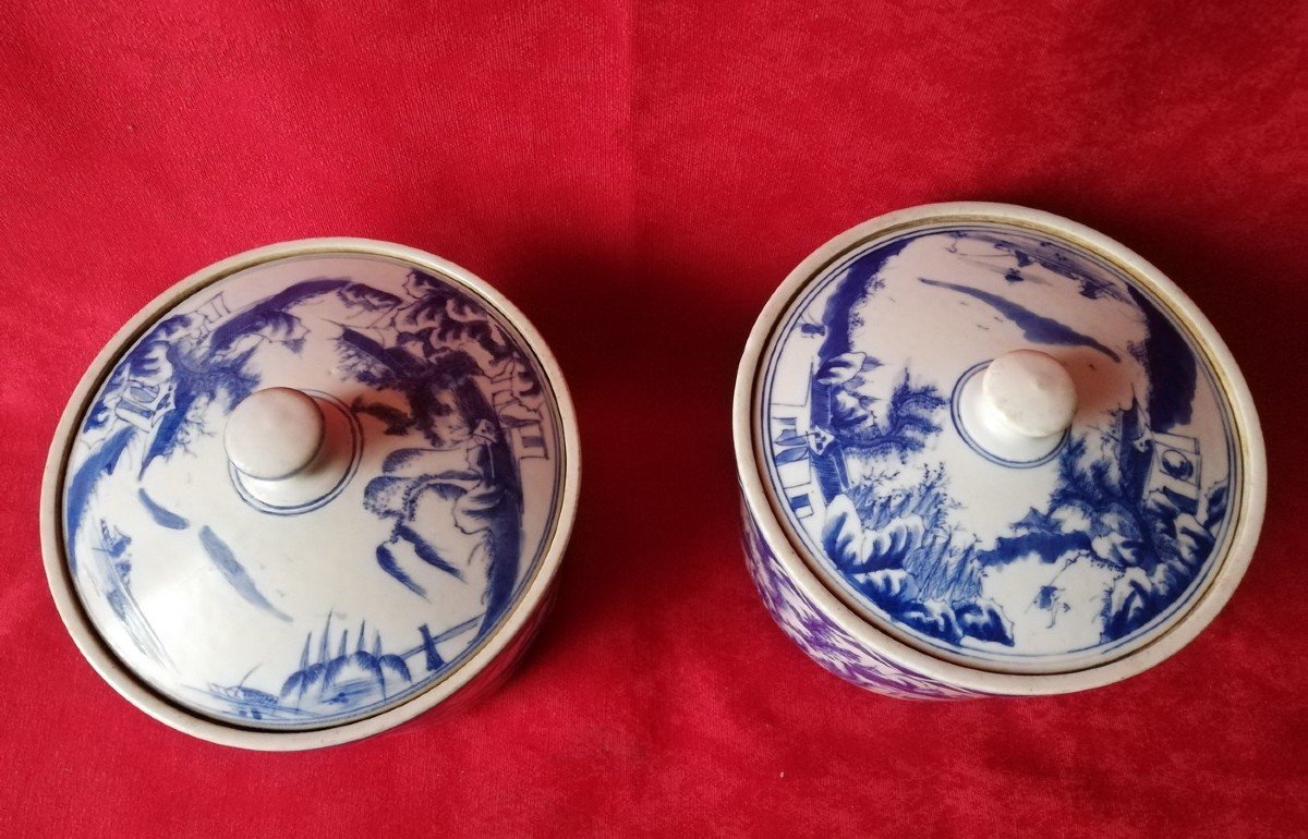 Paire de pots couverts de la Chine -photo-2