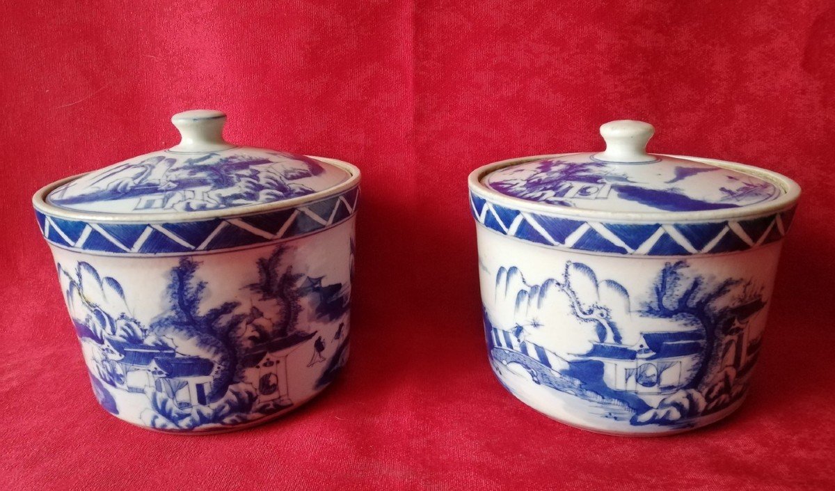 Paire de pots couverts de la Chine -photo-5
