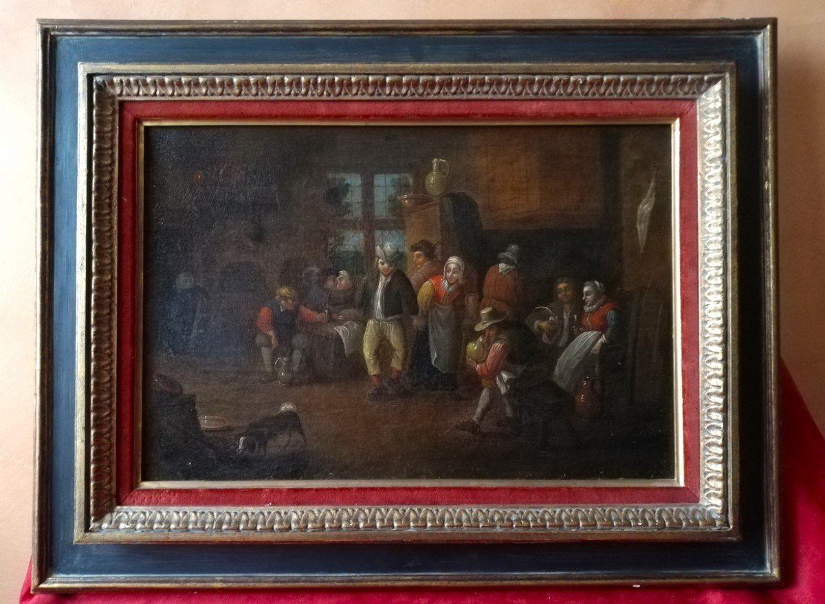 Flemish Oil On Canvas 