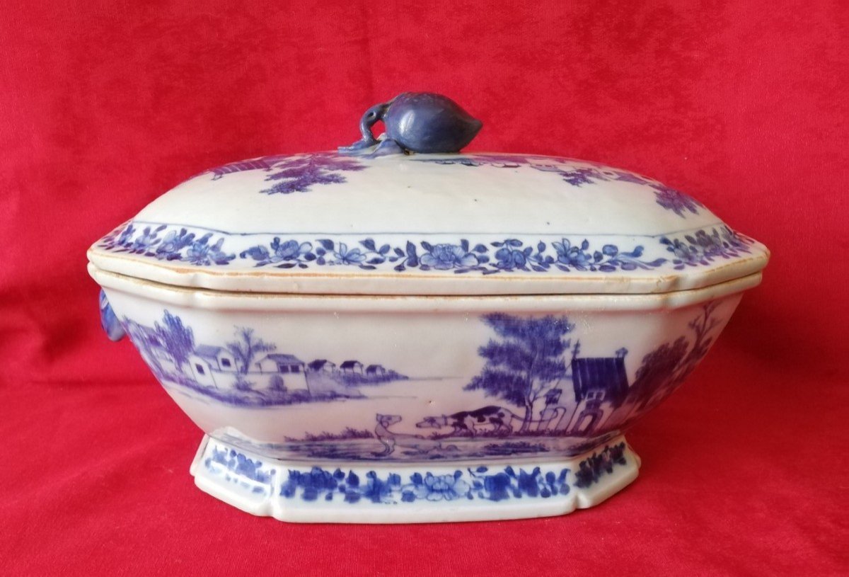 La Cie Porcelain Tureen. Of India -photo-3