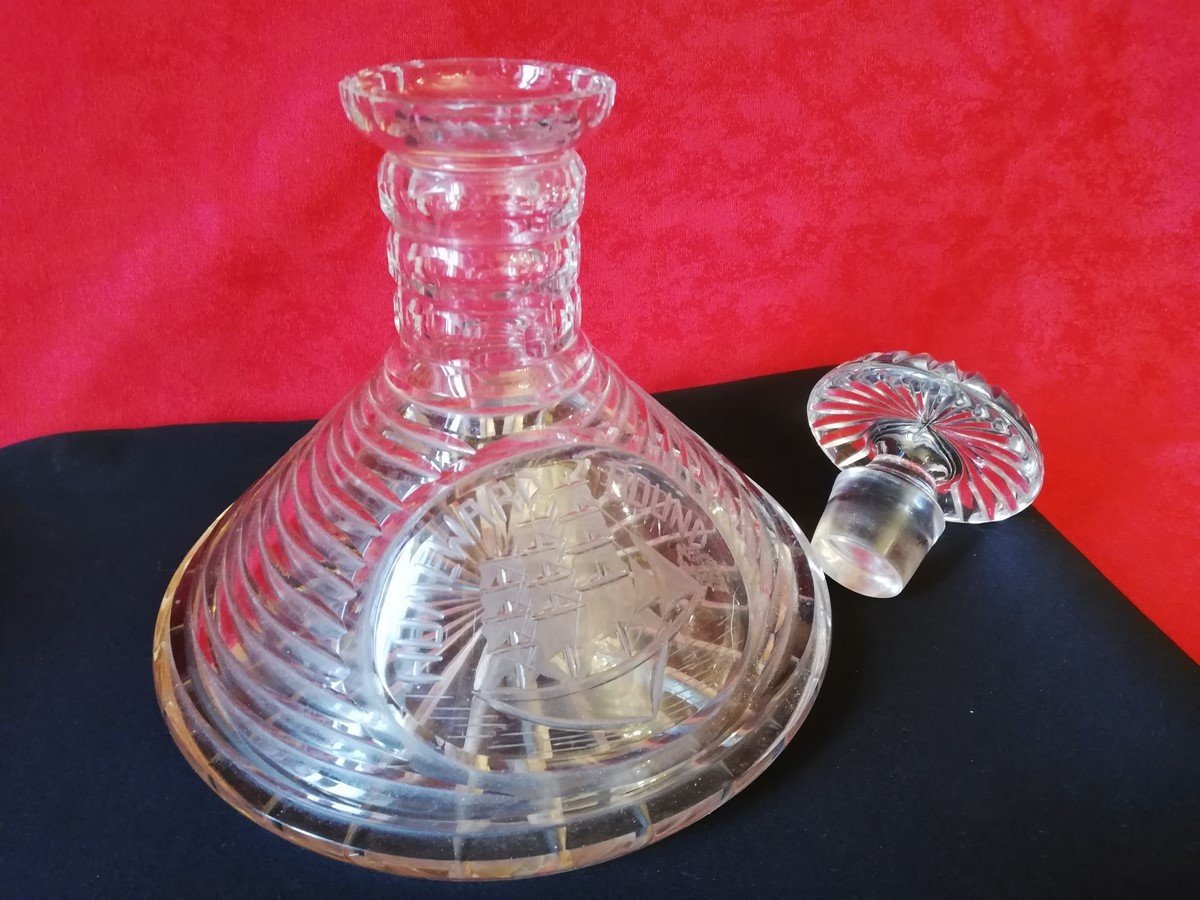 Carafe de bateau Anglais  -photo-3