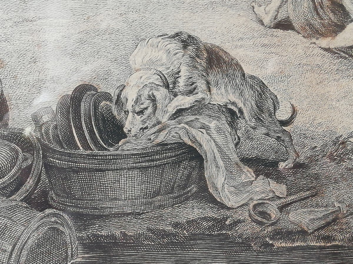 Gravure encadrée d'après Paul RUBENS-photo-7