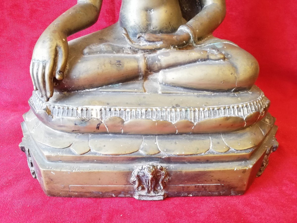 Bouddha en bronze-photo-4