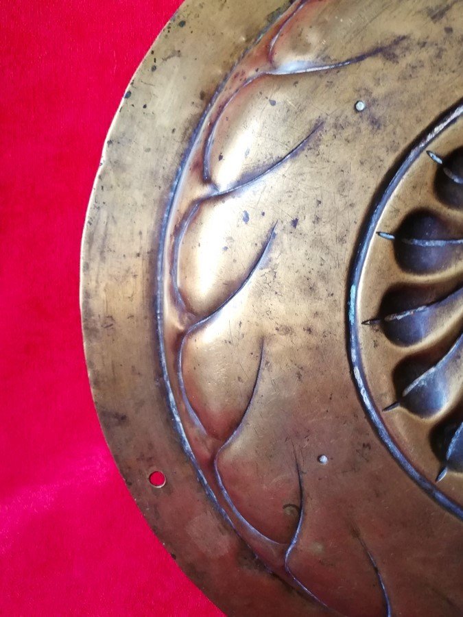 17th Century Brass Offering Dish-photo-6