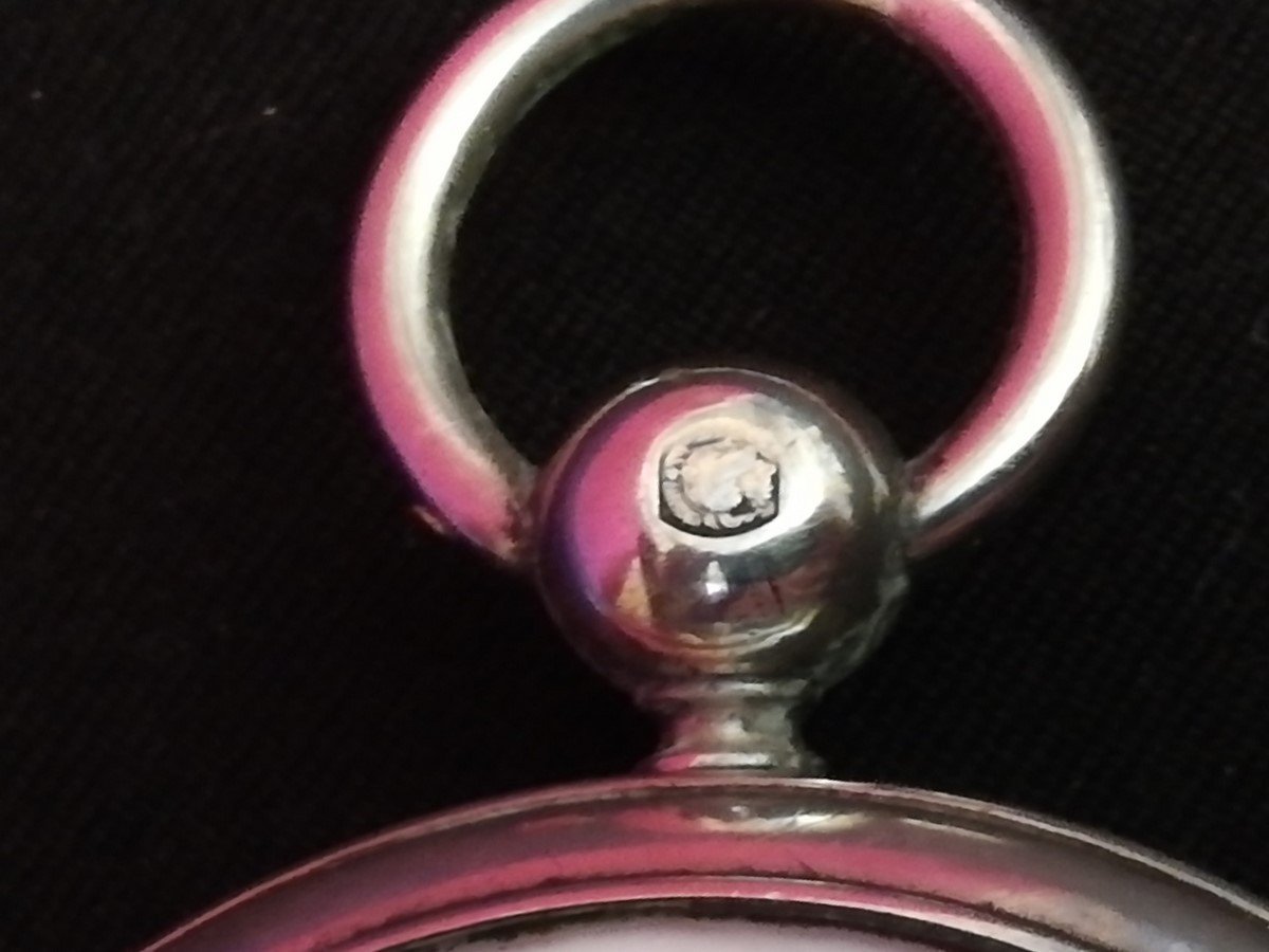 Petite montre à coq en argent-photo-3