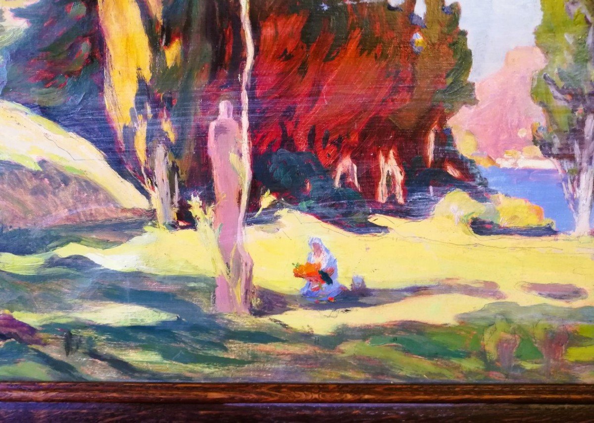 Oil On Canvas, Fauve Period  -photo-2