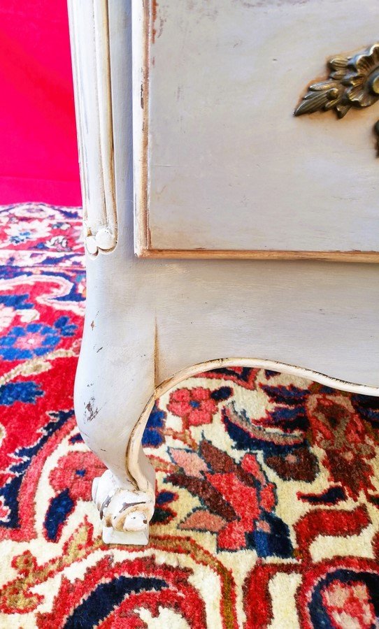 Commode peinte et rechampie -photo-2