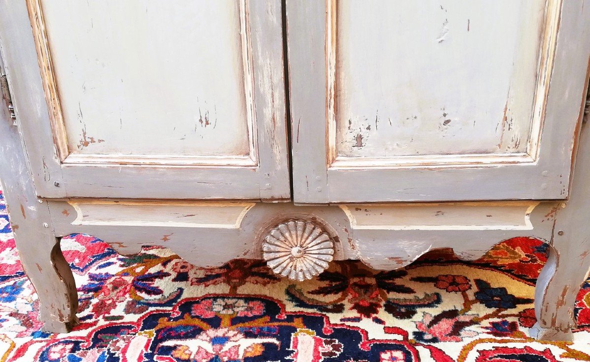 Small Painted And Repainted Cabinet -photo-4