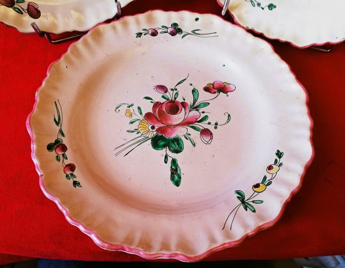 Trois assiettes de MOUSTIERS VARAGES-photo-4