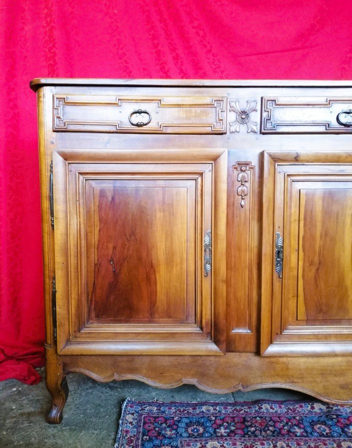 Four-door Fruitwood Sideboard -photo-2