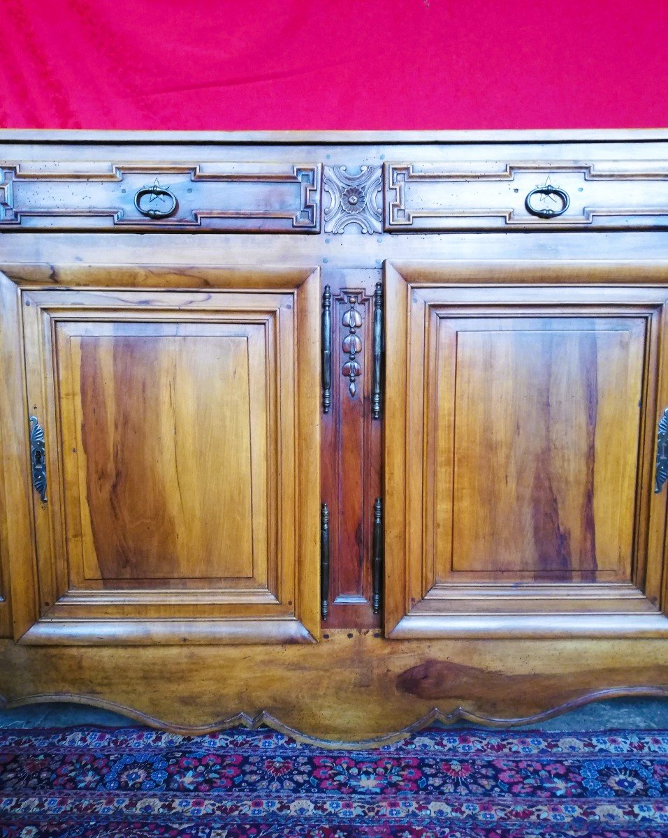 Four-door Fruitwood Sideboard -photo-3