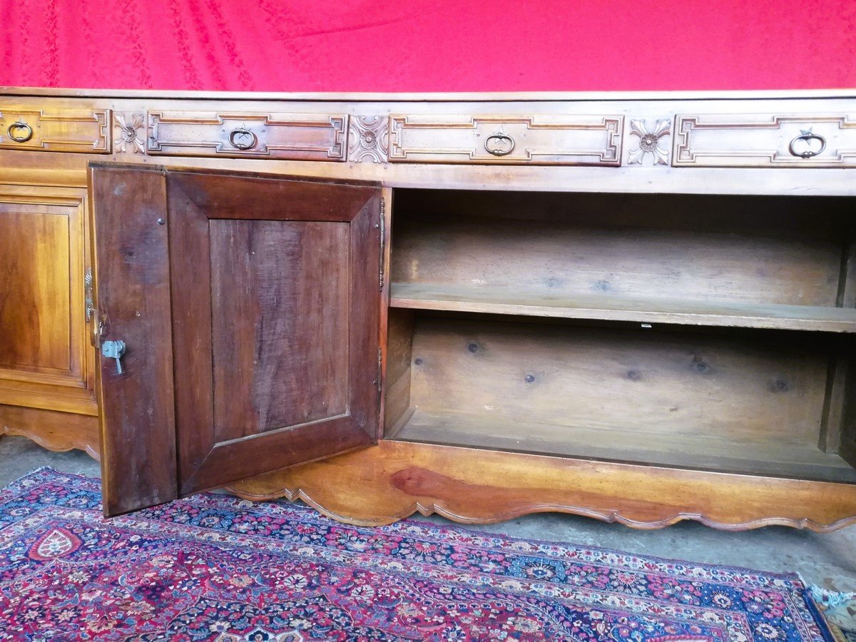 Four-door Fruitwood Sideboard -photo-3