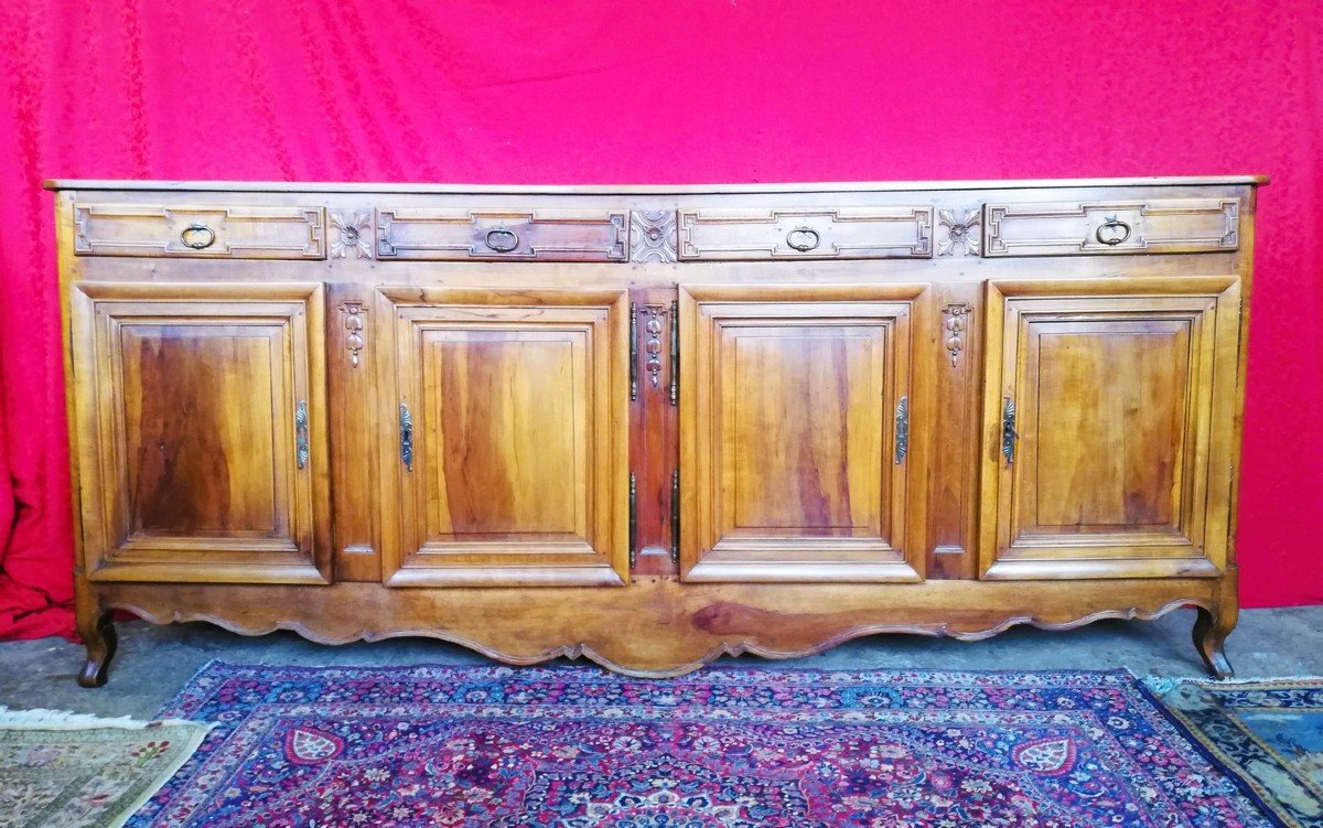 Four-door Fruitwood Sideboard 