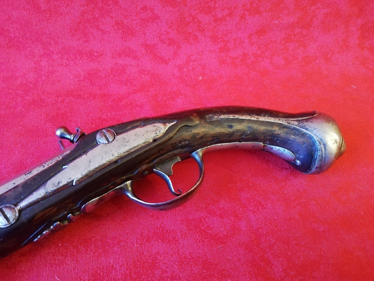 Pair Of 18th Century Flintlock Pistols -photo-3